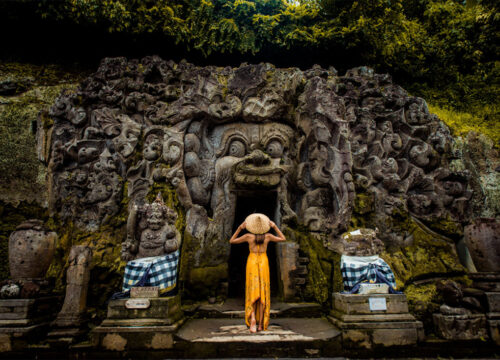 Ubud Kintamani Tour with Tegenungan waterfalls and Elephant Cave
